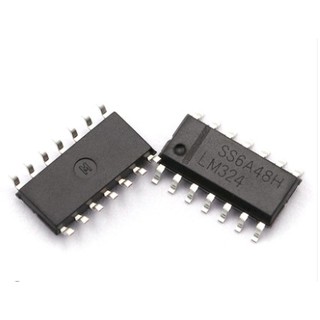 10 ชิ้น จุดใหม่ LM324 LM324DR เครื่องขยายเสียงปฏิบัติการ SMD SOP14