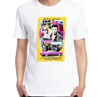 [S-5XL] เสื้อยืดแขนสั้น คอกลม พิมพ์ลายโปสเตอร์ True Romance 90s สไตล์คลาสสิก แฟชั่นฤดูร้อน สําหรับผู้ชาย CNddgh81OOoegf5