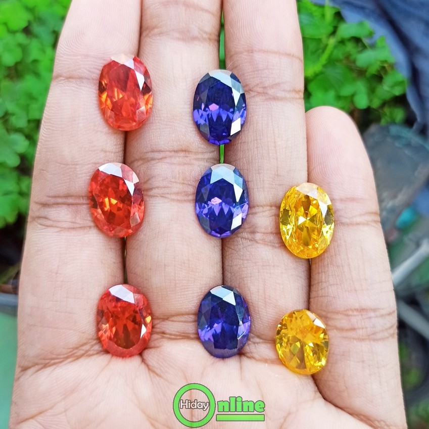 CHATAM หิน ZIRCONIA CUBIC แท้