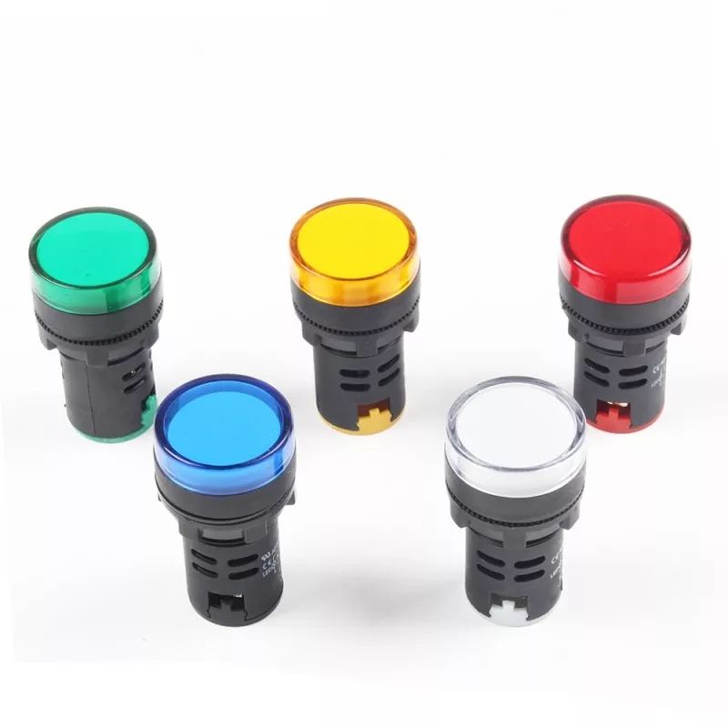 LAMP โชว์ไฟ 22mm PANEL MOUNT LED Power หลอดไฟ lamp12V 24V  220V