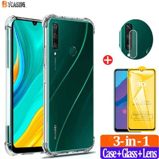 3 - In - 1 เคสโทรศัพท์มือถือลายการ์ตูนสําหรับ Huawei Y6P Y7P Y7a 2020 Nova 7i 7se 5T 3I P40 Pro