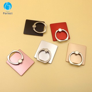 แหวนยึดโทรศัพท์สี่เหลี่ยม Phone Finger Ring Holder 360 Degree Holder Stand (คละสี)