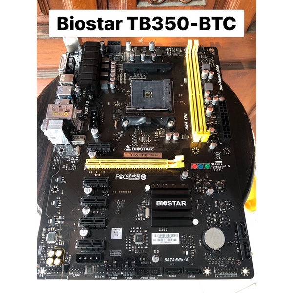 เมนบอร์ดมือสอง Biostar TB350-BTC (6GPU)