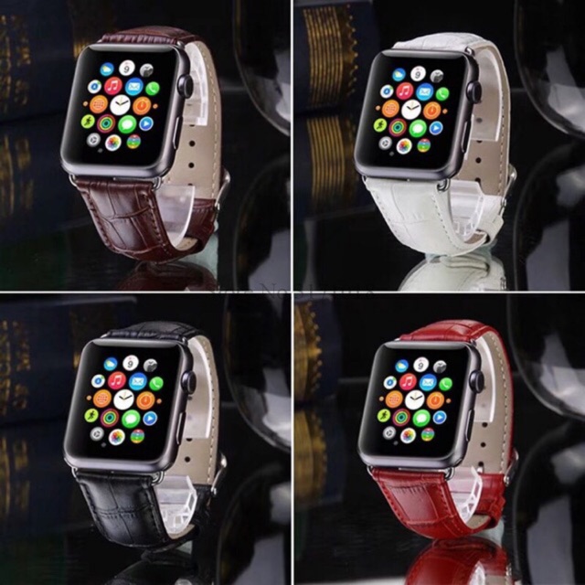 รุ่นใหม่⌚️สายหนัง Apple watch