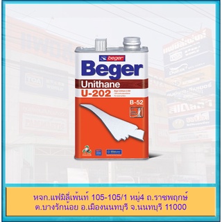 Beger Unithane 1K เบเยอร์ ยูรีเทน สำหรับภายใน ยูนีเทน เคลือบ เงา ทาไม้ U-202