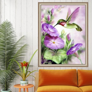 Diy hummingbird diamond painting / cross stitch / bedroom living room / wall stickers wall painting decoration