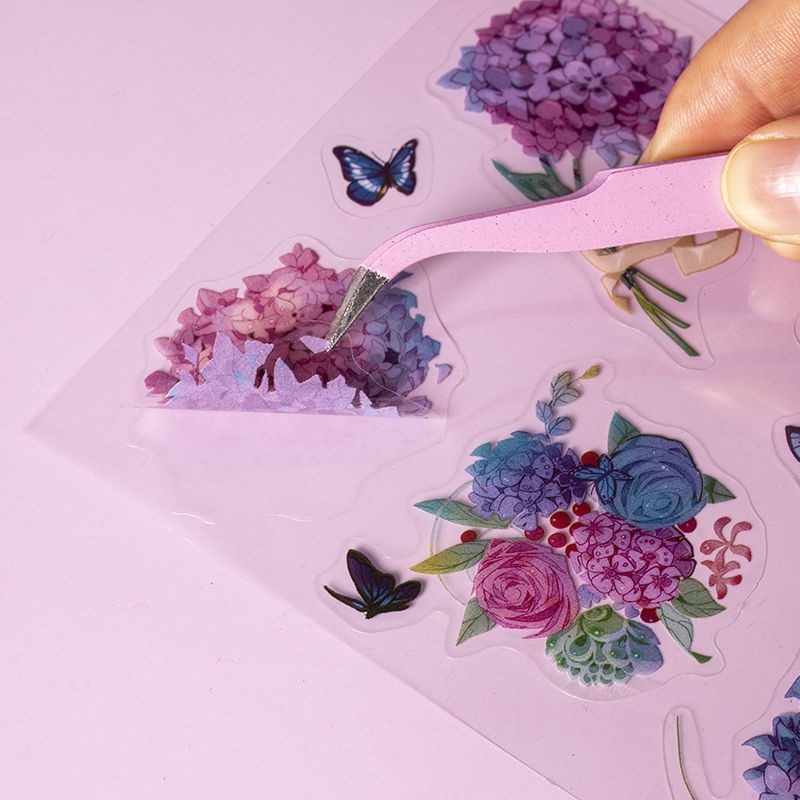 สติกเกอร์ PET ลายหัวใจน่ารัก กันน้ํา สําหรับตกแต่งภูมิทัศน์ 100 แผ่น