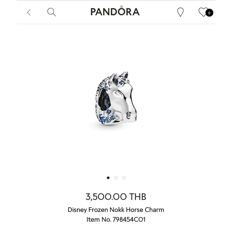 Pandoraแท้💯% Disney Frozen Nokk Horse Charm