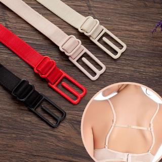 1Pc Women Adjustable Bra Non Slip Elastic Shoulder Strap /  Detachable Slip-Resistant Underwear Plastic Holder Buckle Belt