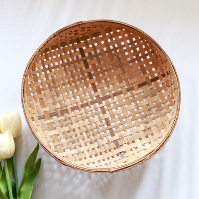 กระด้ง กระด้งสานงาน Hand made เพียง 35 บาท😍 กระด้งตาห่าง กระด้งก้นลึก งานประณีต ใช้ไม้ไผ่แท้ ขนาด 30