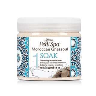 ของแท้! Gena Pedi Spa Moroccan Cleansing Minerals Soak / Soak แช่ผิวสูตรโมร็อคโค สำหรับทรีทเม้นต์สปาเท้า - 14 oz