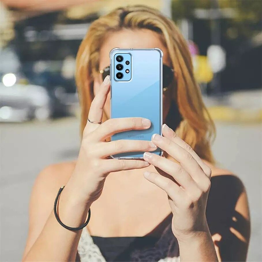 Case For Samsung A32 4G/5G A57 A37 เคสโทรศัพท์ซัมซุง เเบบนิ่ม กันรอย คลุมกล้อง เคสใสกันกระแทก TPU ส่งจากไทย - รูปที่ 4