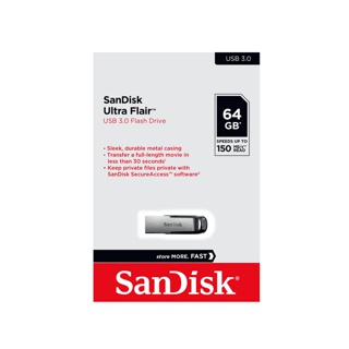 โปรโมชั่น : SanDisk Ultra Flair USB 3.0 64GB - Speed  150MB SDCZ73-064G-G46