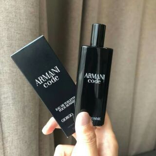 น้ำหอมสำหรับผู้ชาย Giorgio Armani Code EDT Pour Homme 15ml.