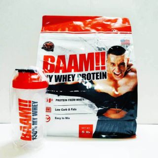 🌸 BAAM 100% MY WHEY 5 ปอนด์ + เชคเกอร์(สุ่มลาย) 🌸(exp.03/26)