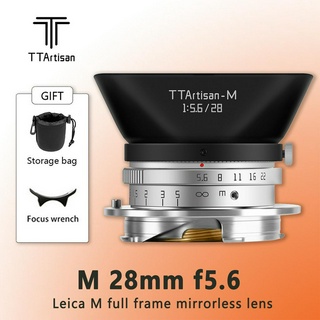 Ttartisan 28mm f5.6 เลนส์โฟกัส มุมกว้าง Leica M8 M9 M10