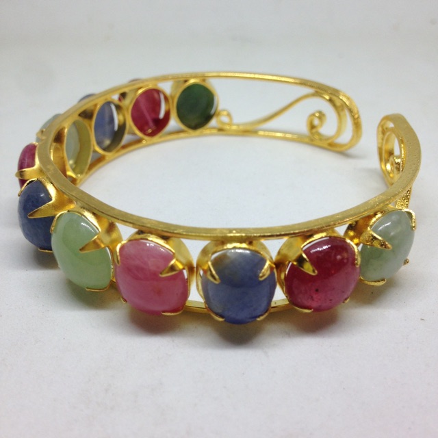 SAO jewelry ข้อมือกำไล ข้อมือพลอยแท้ขนาด 55 mm