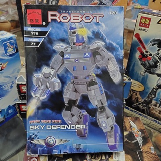 เลโก้ Lego Transforming Robot Sky Defender  ต่อง่าย (มีคู่มือ) ตั้งโชว์ สะสม ของขวัญ ของเล่น เสริมพัฒนาการ