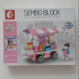 เล​โก้​ตัวต่อ​รถ​ SEMBO​ BLOCK​ จำนวน​ 129 ชิ้น