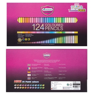 สีไม้ Master Art  มาสเตอร์อาร์ต แท่งยาว 124 สี