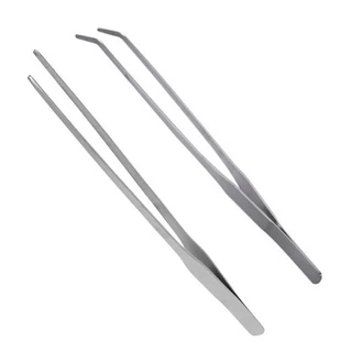 【2ชิ้น59บาท】 long forceps 27cm แหนบสแตนเลส ฟอร์เซป Forceps คีมฟอร์เซป สำหรับตู้ปลา ปลายตรงและปลายงอ