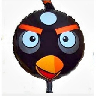 ลูกโป่งแองกี้เบริด์สีดำ Angry bird  balloon