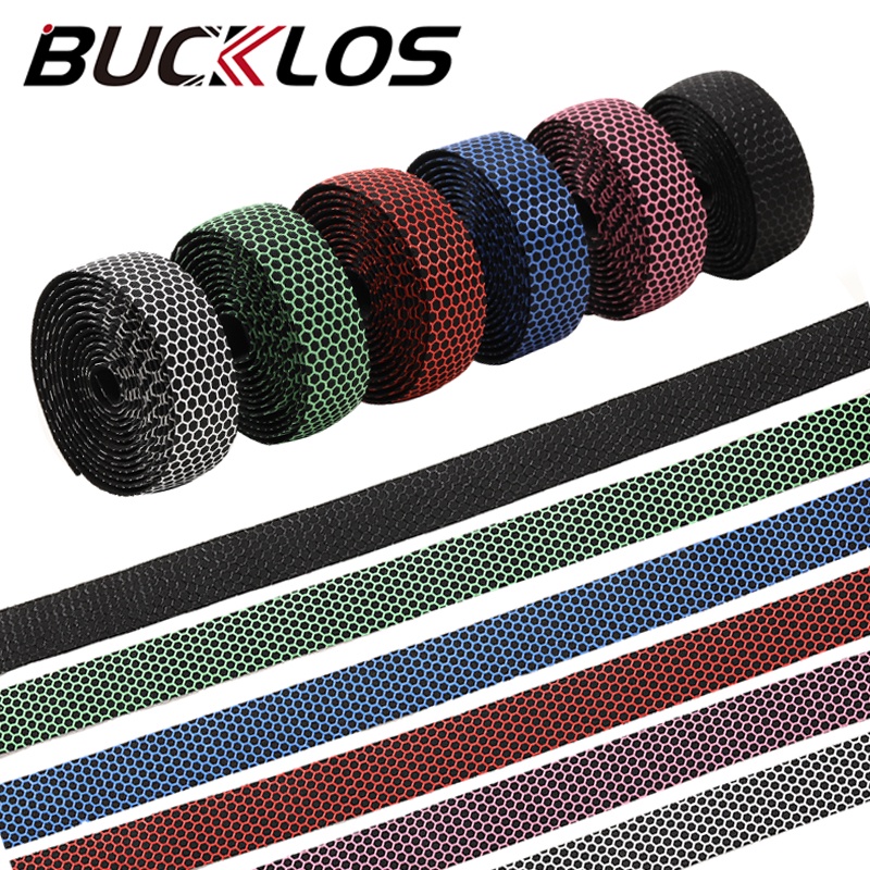 Bucklos เทปซิลิโคน กันลื่น ระบายอากาศ สําหรับติดแฮนด์บาร์รถจักรยาน