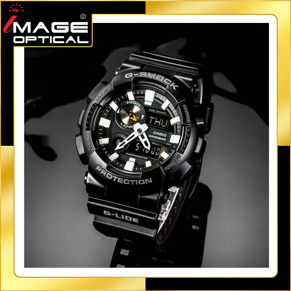 นาฬิกาข้อมือผู้ชาย ยี่ห้อ G-Shock G-LIDE Digi-Analog รุ่น GAX-100B-1ADR