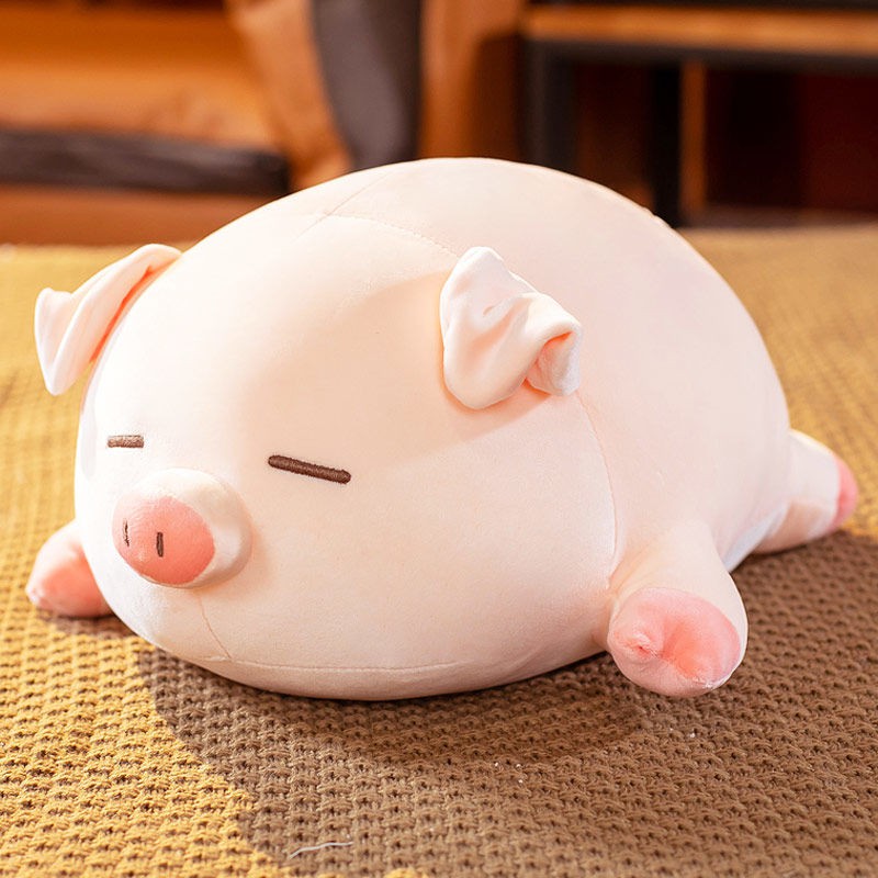 ▽ตุ๊กตาหมูน่ารักตุ๊กตาหมู ragdoll หมอนสำหรับเด็กผู้ชายและเด็กผู้หญิงนอนนุ่มสุด ๆ บนเตียง | Shopee Thailand