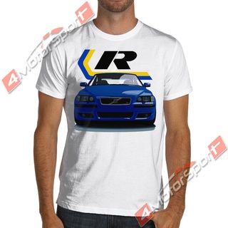 เสื้อยืด[COD]เสื้อยืด ผ้าฝ้าย แบบนิ่ม พิมพ์ลาย Volvo S60 R Rally Car แฟชั่นฤดูร้อน สําหรับผู้ชาย