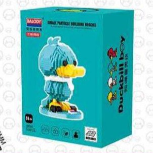 ตัวต่อสะสม ของสะสม เป็ดน้อยสีเขียวสุดฮิต  BALODY 18096 จำนวนตัวต่อ 746 ชิ้น