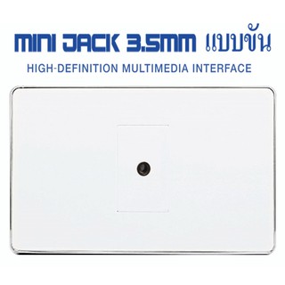 Wall Plate Mini Jack 3.5mm(รับประกัน 1 ปี สามารถออกใบกำกับภาษีได้)