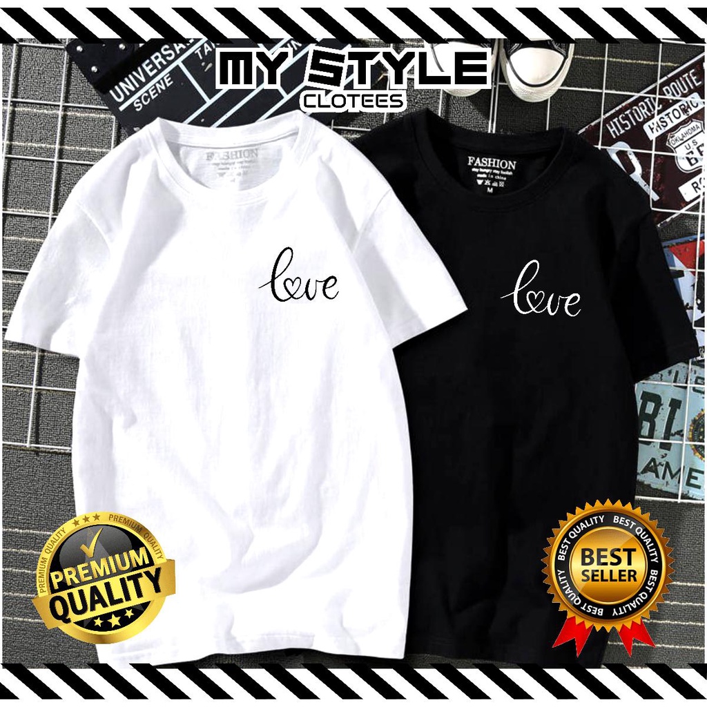 COUPLE SHIRT LOVE T SHIRT/COUPLE Wear Men Women Wear-COUPLE เสื้อยืดแขนสั้นสไตล์ใหม่ Wear 02