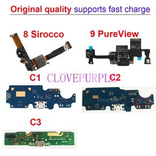 บอร์ดชาร์จ Usb สําหรับ Nokia 8 Sirocco 9 PureView C1 C2 C3