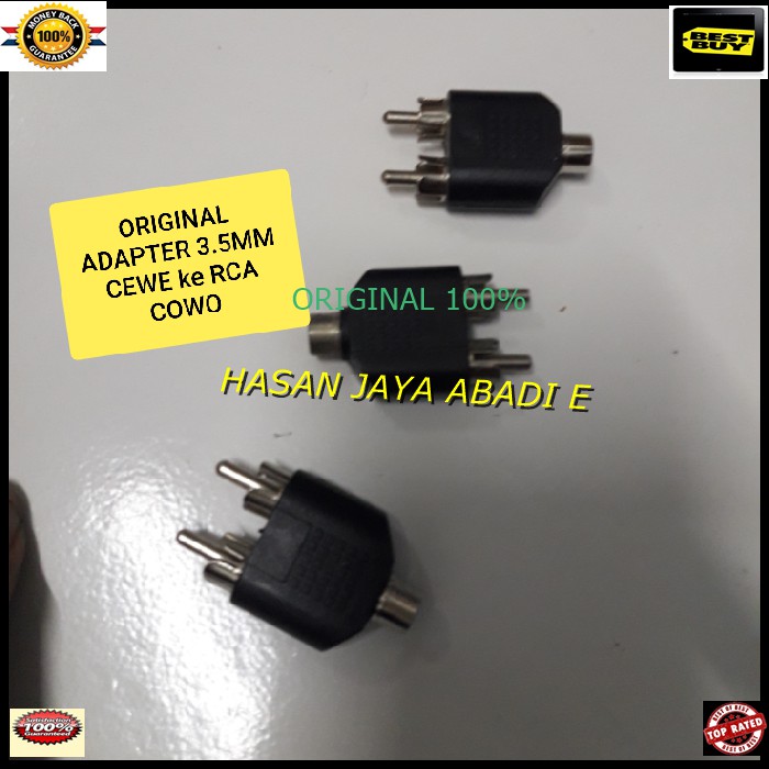 J279 ขยายหญิงเดิม Jek แจ็คอะแดปเตอร์ขั้วต่อ splitter เสียง rca 3.5 มม. ext