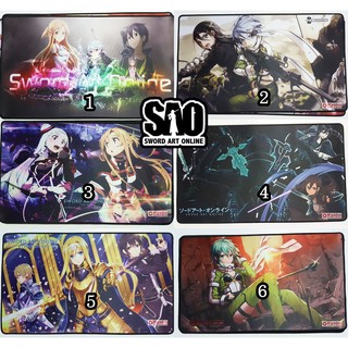 แผ่นรองเมาส์ Sword art online X ROV ใหม่ล่าสุด ขนาดใหญ่พร้อมส่ง กว่า 30 ลาย anime sao อนิเมะ คิริโตะ kirito asuna sinon