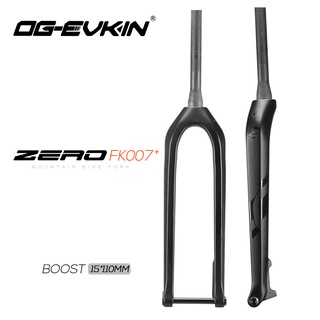 OG-EVKIN Carbon Mountain Bicycle Fork 29er Thru Axle 15x110mm MTB Forks Boost Carbon Fork 28.6mm