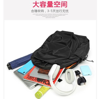 ↂ۞Backpack กระเป๋าเป้ผู้ชายใบใหญ่ - ความจุเดินทางเทรนด์แฟชั่นสบาย ๆ กระเป๋าคอมพิวเตอร์นักเรียนมัธยมต้นกระเป๋านักเรียน【เต #7