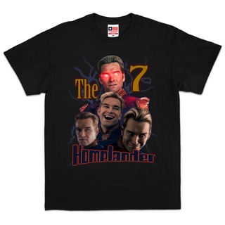 เสื้อยืดลําลอง แขนสั้น พิมพ์ลายภาพยนตร์ The Boys Homelander 30s 24s Heavyweight 20s สําหรับผู้ชาย