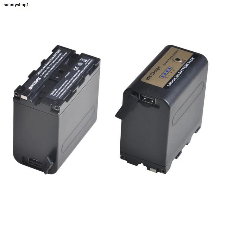 จัดส่งที่รวดเร็วแบตเตอรี่ NP-F970 NP-F770 PRO USB สำหรับ Sony F970 F960 ...