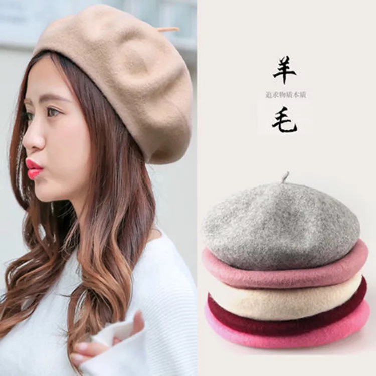 🔥พร้อมส่ง🔥 หมวกเบเร่ต์ Beret