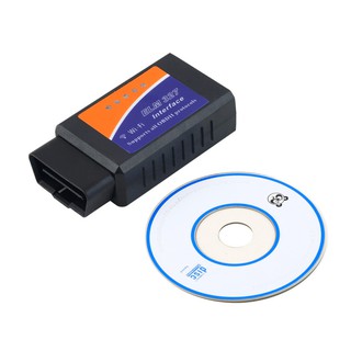 เครื่องอ่านค่า ECU รถยนต์ ของแท้ WiFi จริง ELM327 WIFI OBD2 / OBDII Auto Diagnostic Scanner