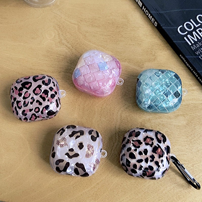 สําหรับ Samsung Galaxy Buds Core / Buds Live / Buds FE เสือดาวพิมพ์หูฟังสําหรับ Samsung Buds 2 รูปแบ