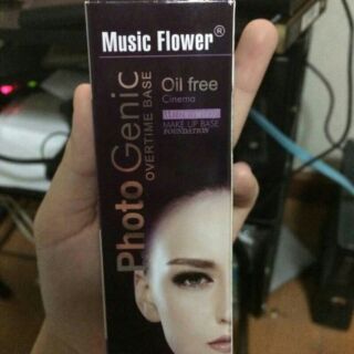 รองพื้น Music flower photogenic overtime foundation oil free spf 25 30ml.