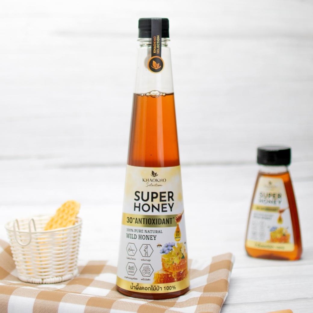 เขาค้อ ซีเล็คชั่น น้ำผึ้งแท้ 100% น้ำผึ้งไม่เติมน้ำตาล น้ำผึ้งรสดอกไม้ป่า