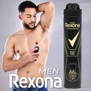 Rexona Men MotionSense Sport Cool 48H Anti-Perspirant Deodorant Spray 200ml สเปรย์ระงับกลิ่นกายสำหรับผู้ชายกลิ่นหอมพิเศษ