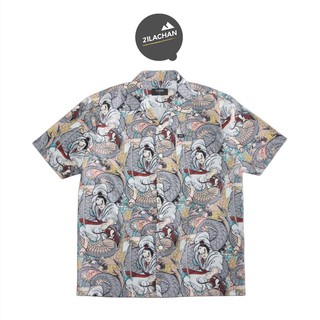 🔥 SALE 🔥 เสื้อฮาวาย เนื้อผ้า filament รีดง่าย ยับยาก