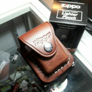 Zippo POUCH BROWN Made in USA ซองหนัง ตัวเป๊กล๊อก ซิปโป้ by ครูแว่น frogmangear