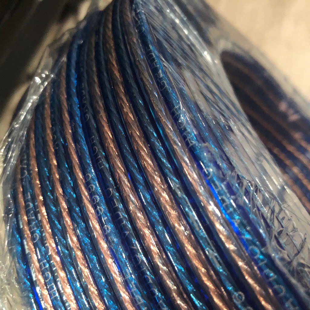 สายลำโพงใส10เมตร ลวดทองแดง200เส้น. Speaker Cable AUDIO/PA. /DJ- Red