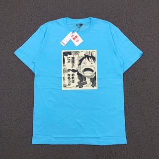 Uniqlo X เสื้อยืดพรีเมี่ยม พิมพ์ลาย ONE PIECE RUFFY TOSCA